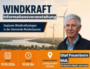 Olaf Feuerborn (CDU) zu Windkraft in Muldestausee: Ein Projektvorschlag überzeugt